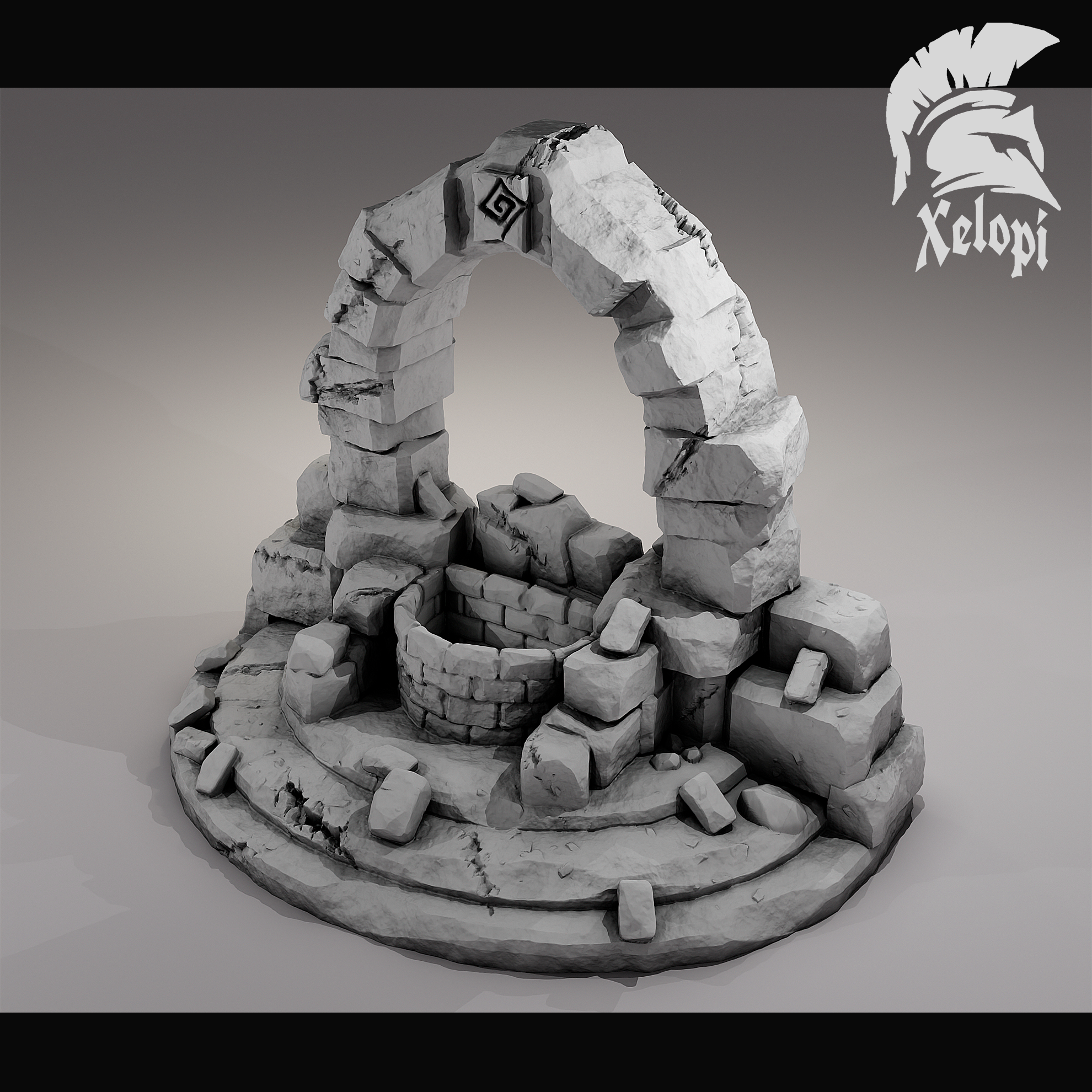 Dark Dungeons - Ruins Portal Well - (Digital File)