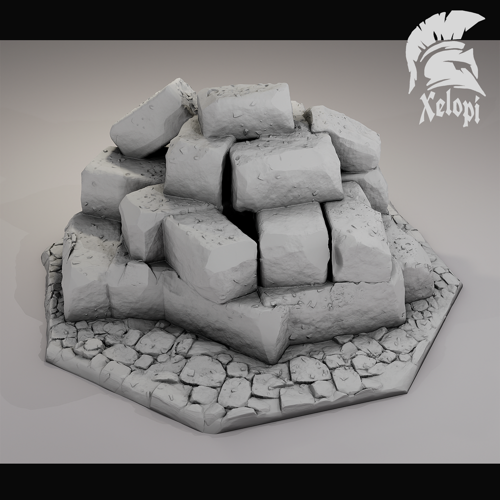 Dark Dungeons -Stack of Rocks - (Digital File)