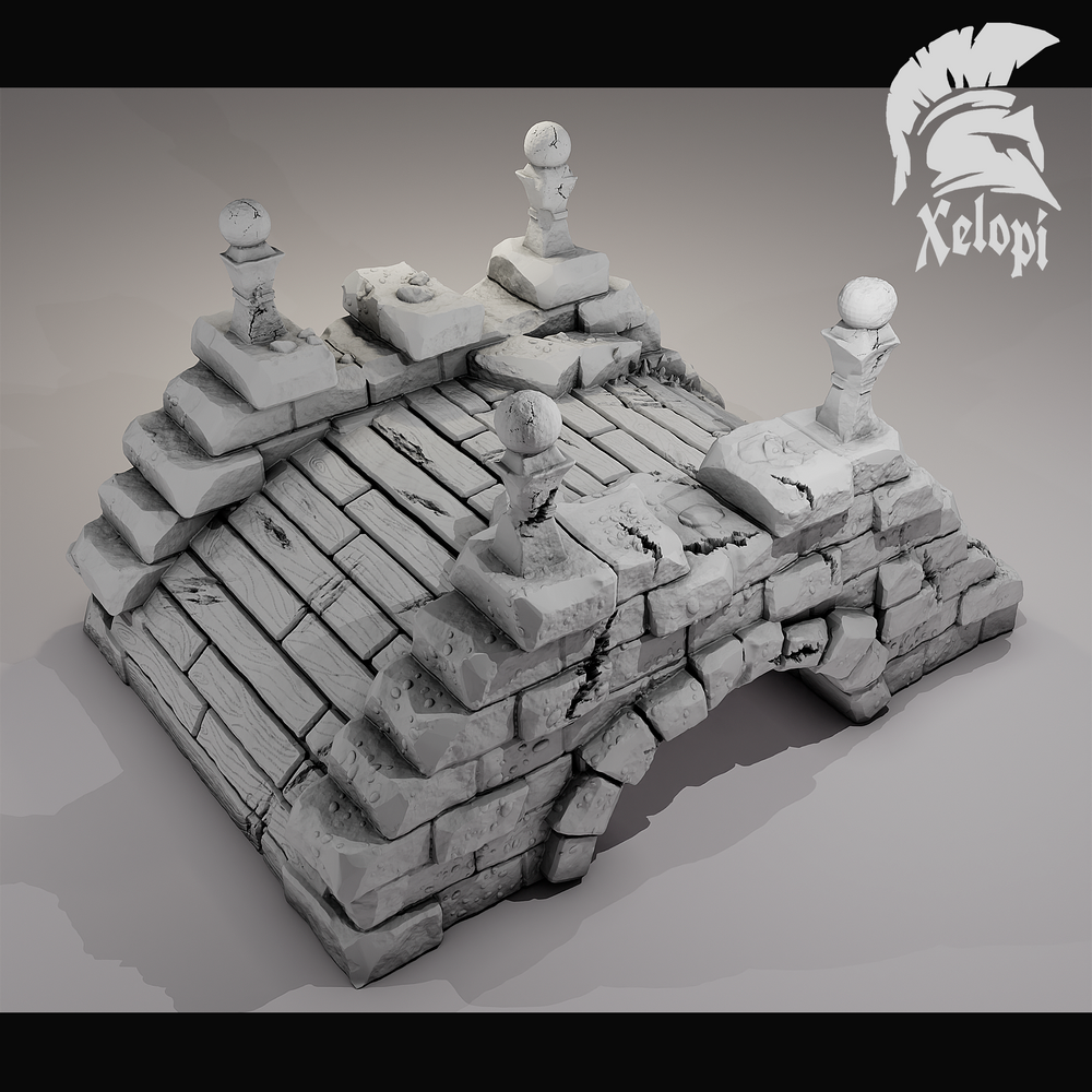 Dark Dungeons - Bridge - (Digital File)