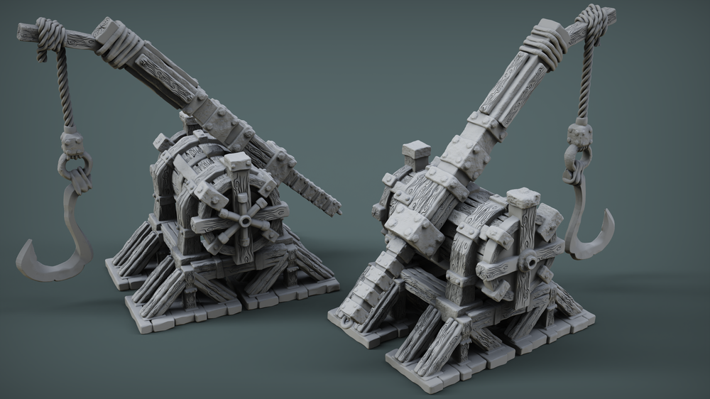 Siege and Defensive Structures - Big Hook (Digital File)