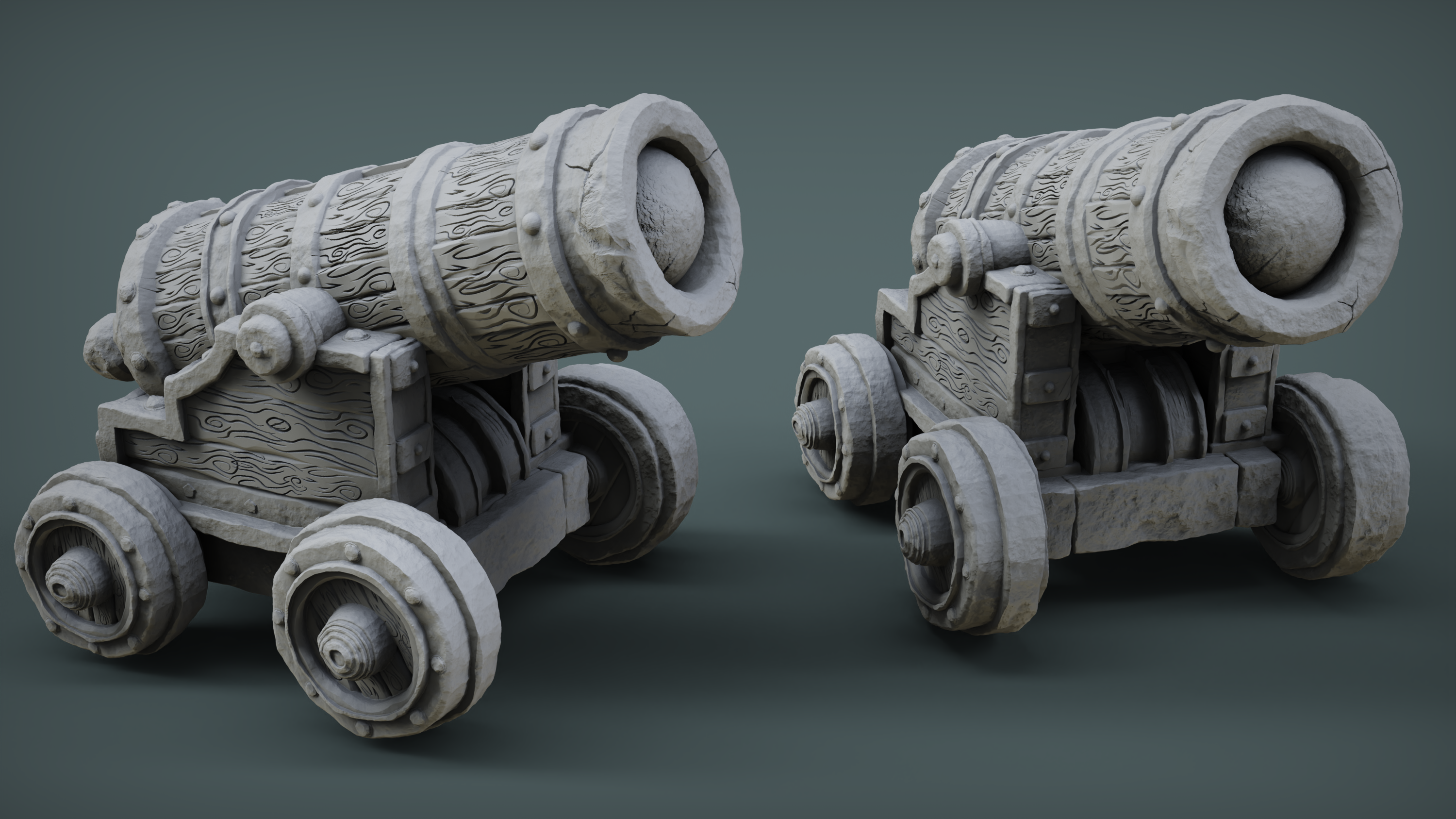Siege and Defensive Structures - Gun - Cannon (Digital File)