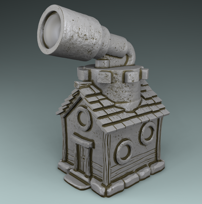 Stylized Magic World  - Stretching Goals - The House of the Main Watchmen (Digital file)