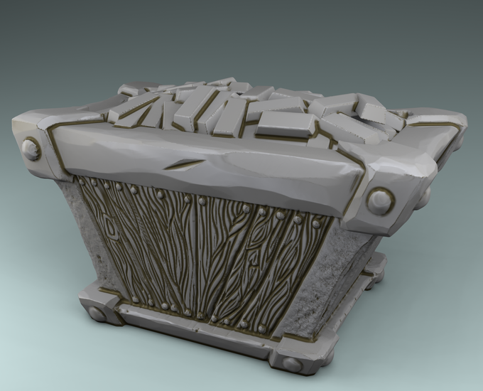 Stylized Magic World - Metal Storage (Digital file)