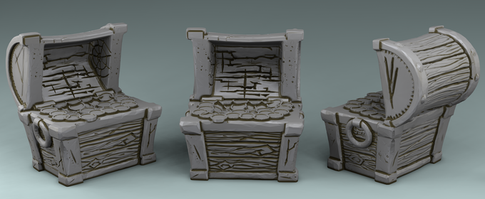 Stylized Magic World - Chest (Digital File)