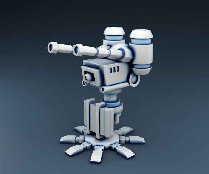 Mec Gun Turret - (Digital Files)