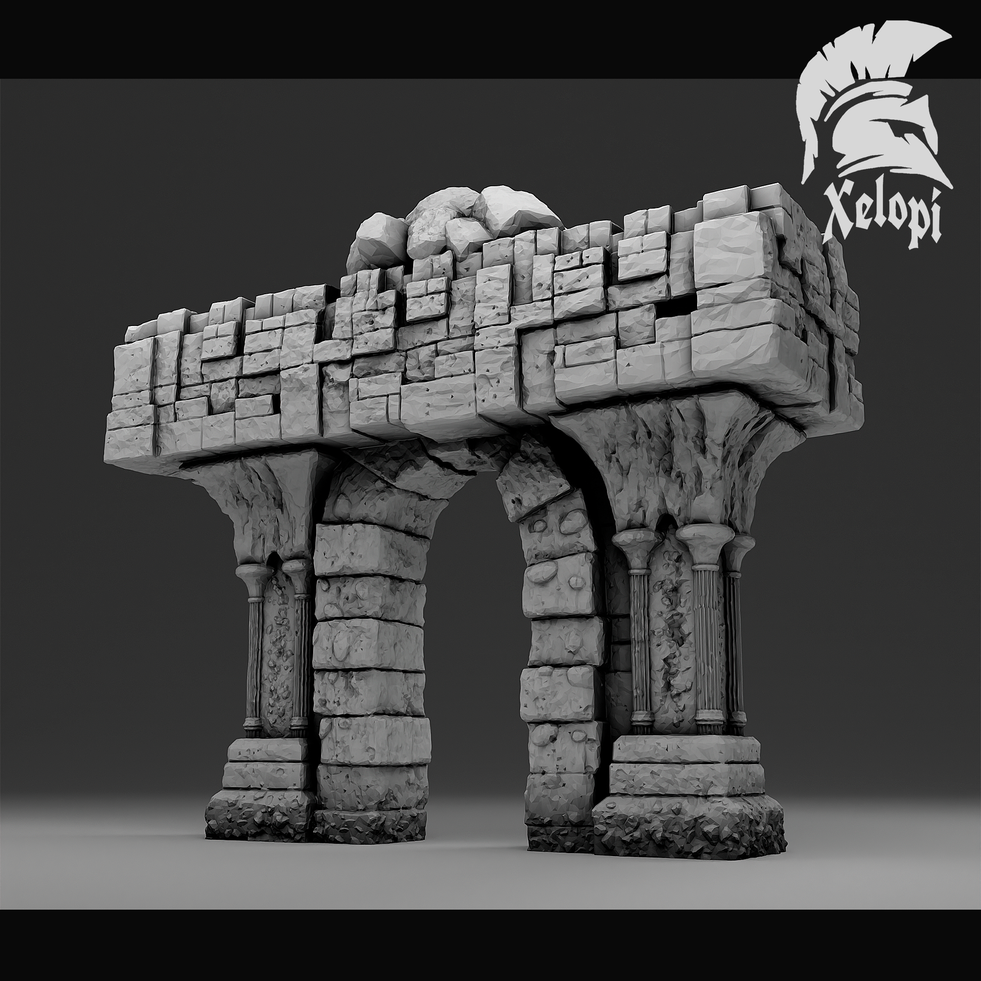 Dark Dungeons - Open Wall/Room Divide - (Digital File)