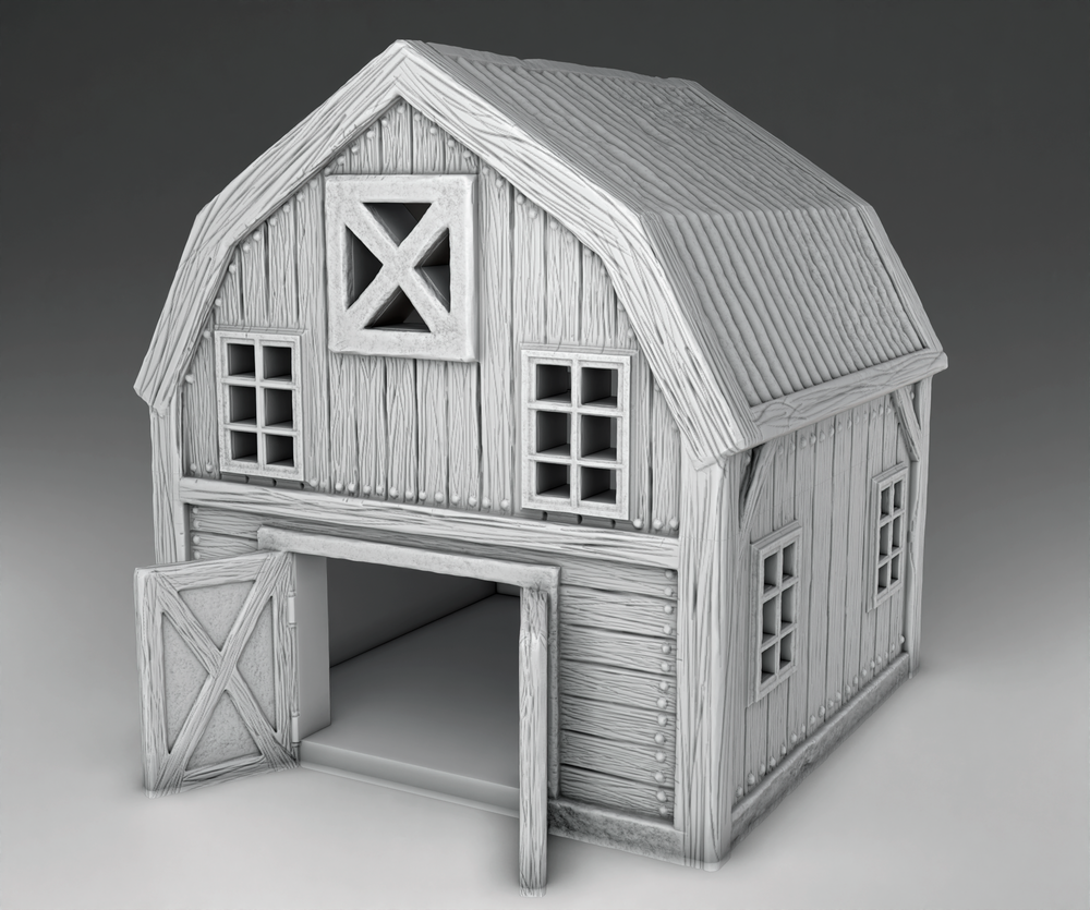 Farm Architecture - Barn (Digital File)