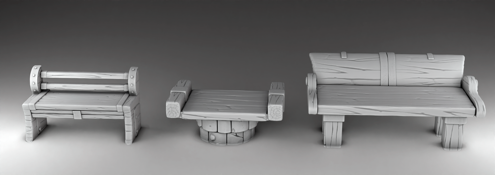 Farm Architecture - Benches (Digital File)