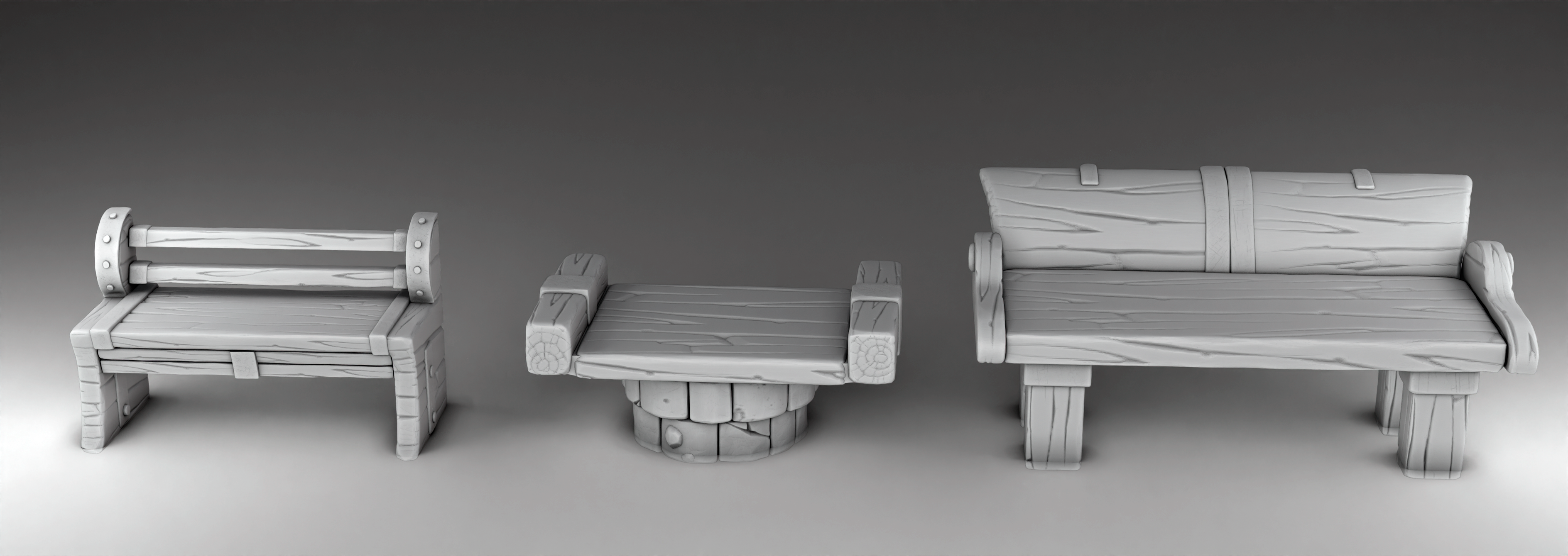 Farm Architecture - Benches (Digital File)