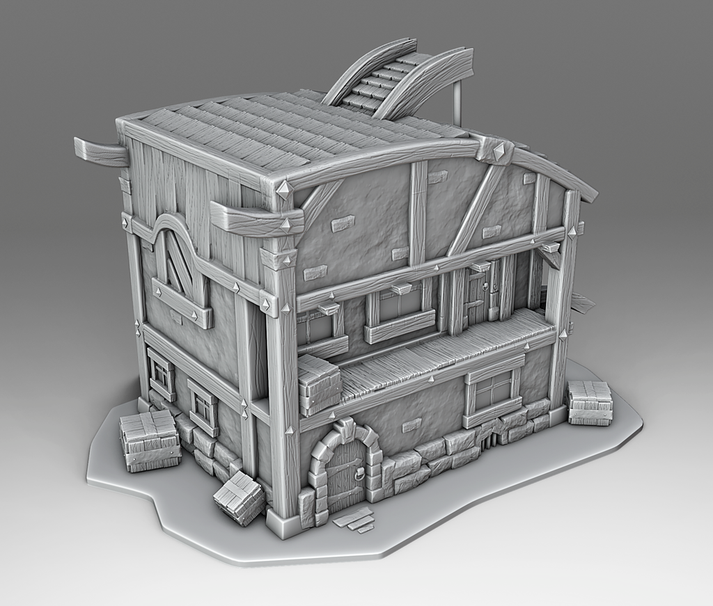 Medieval Architecture Set 1 STL's (Digital Files)