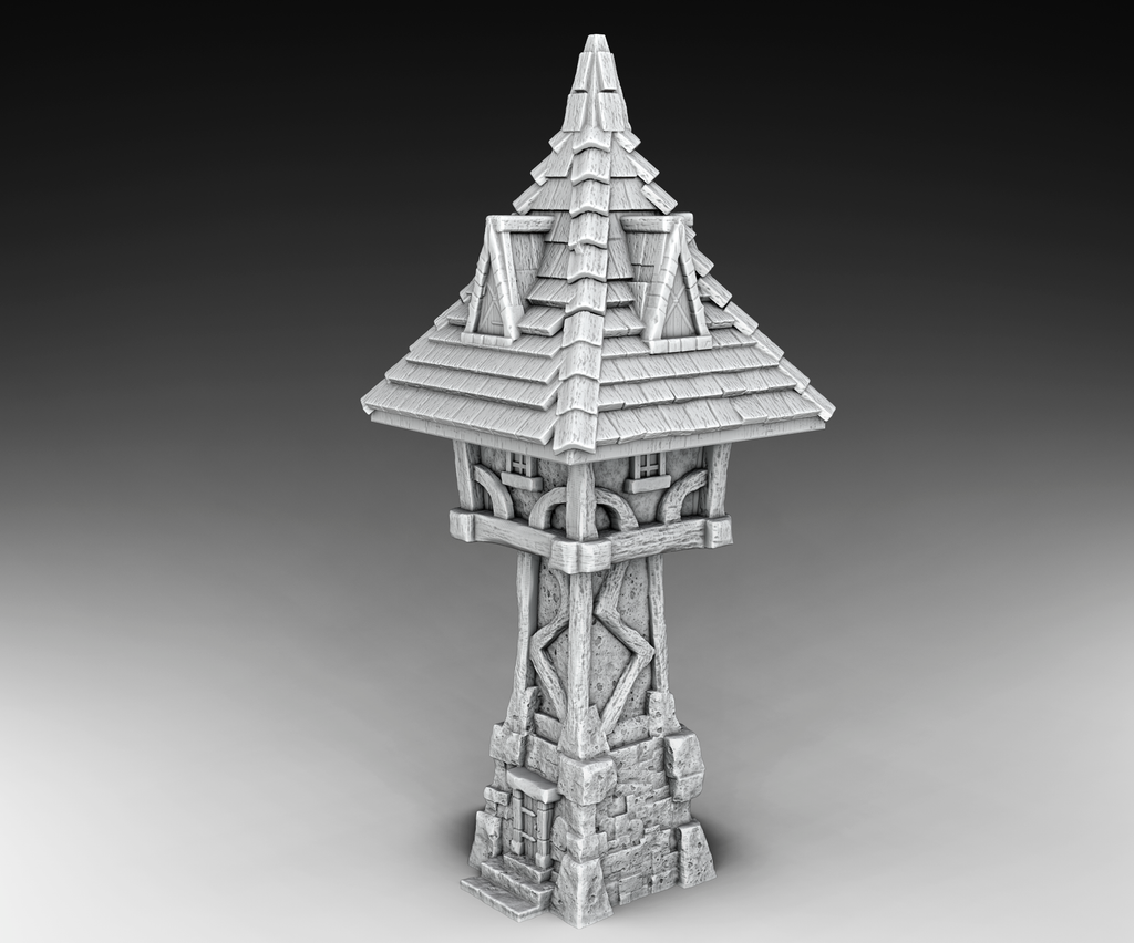 Medieval Architecture Set 1 STL's (Digital Files)