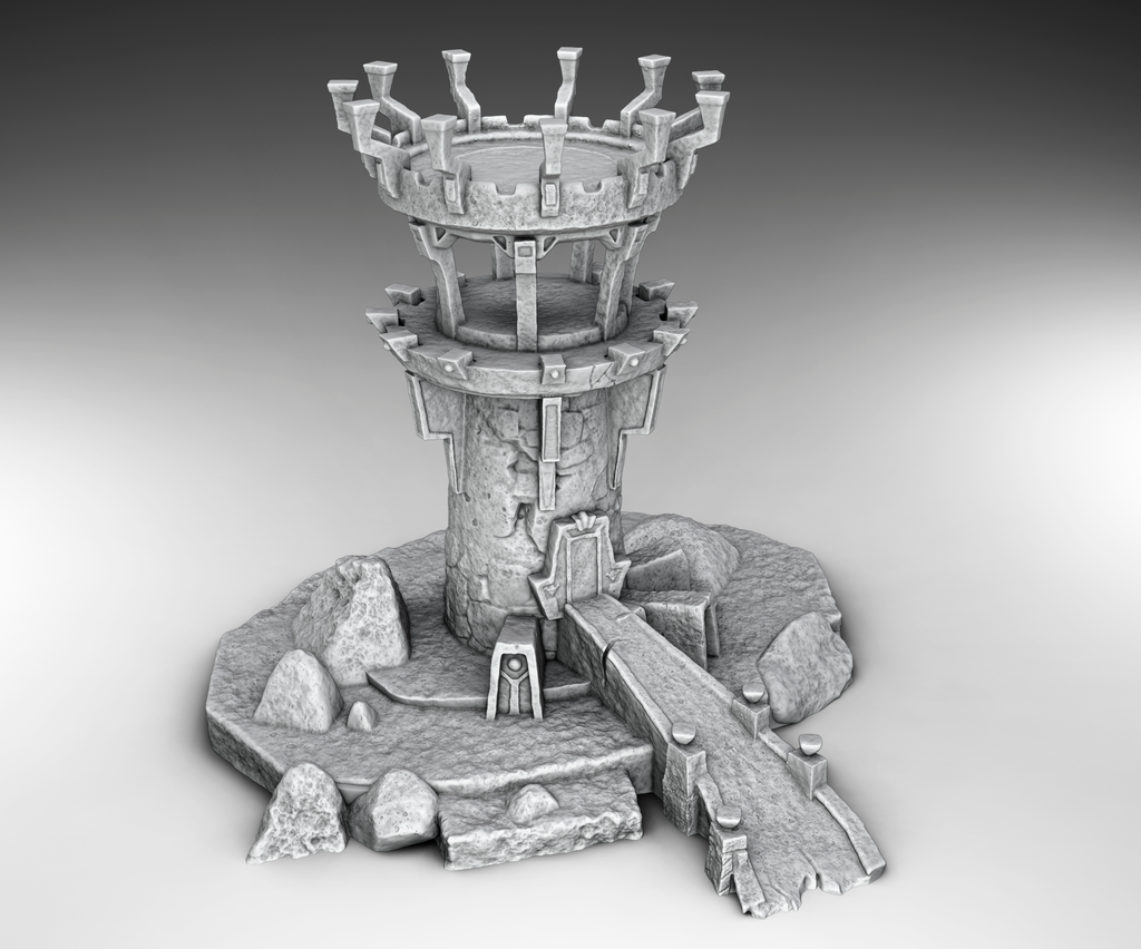 Medieval Architecture Set 1 STL's (Digital Files)