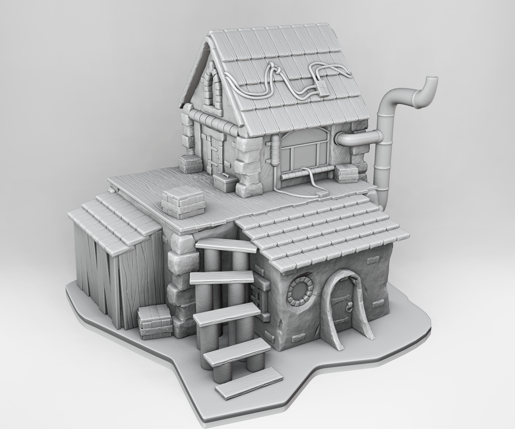 Medieval Architecture Set 1 STL's (Digital Files)