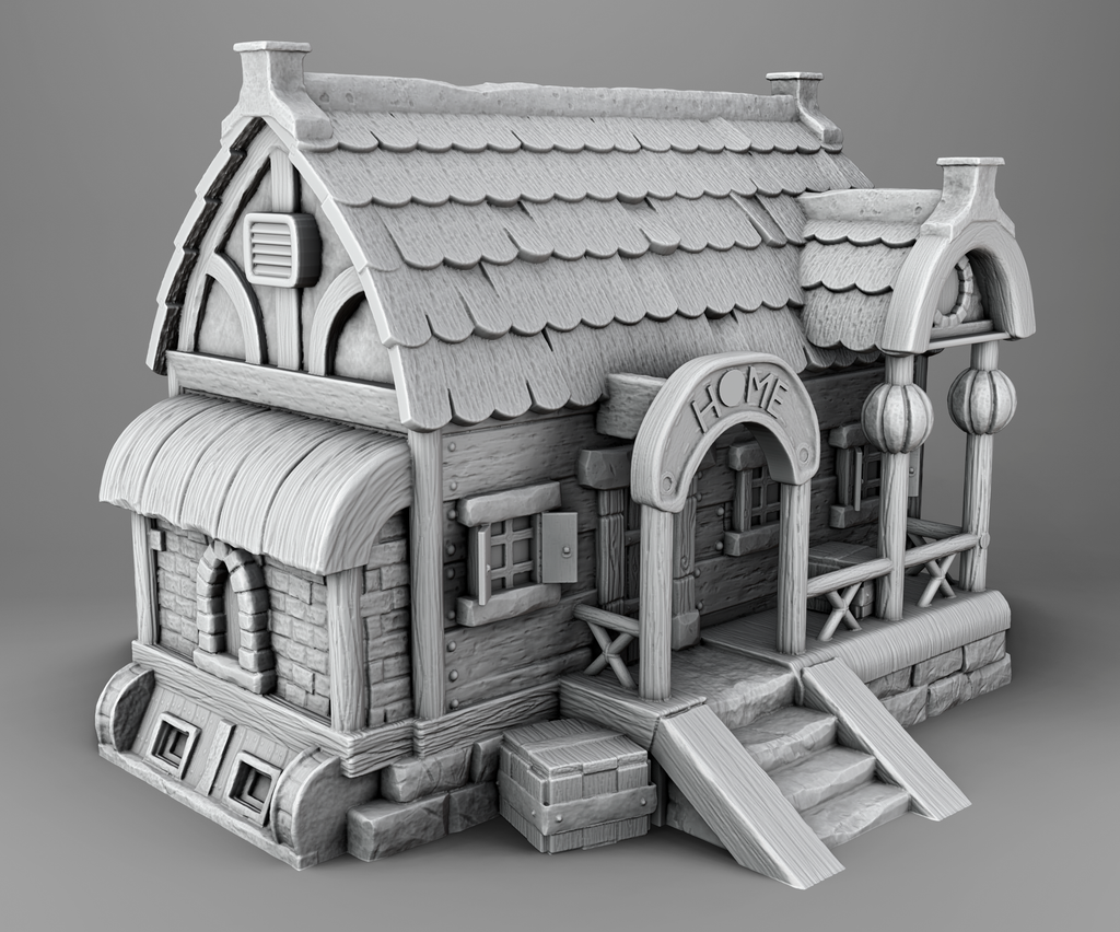 Medieval Architecture Set 1 STL's (Digital Files)