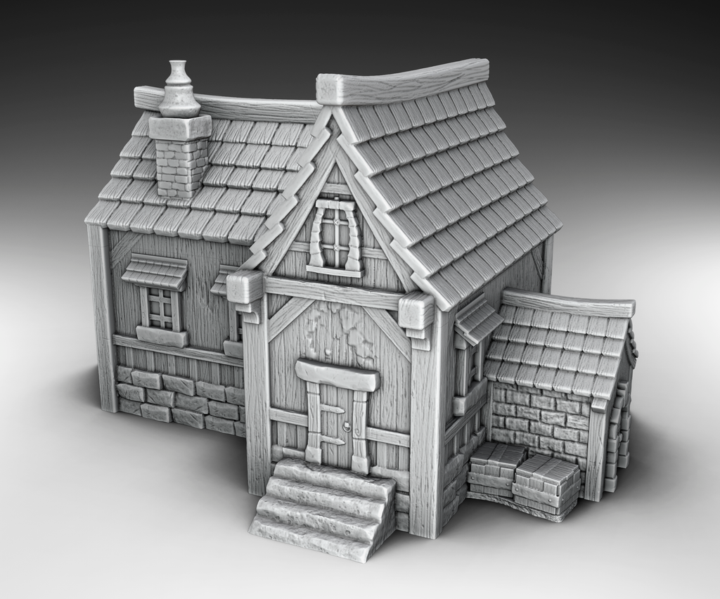 Medieval Architecture Set 1 STL's (Digital Files)