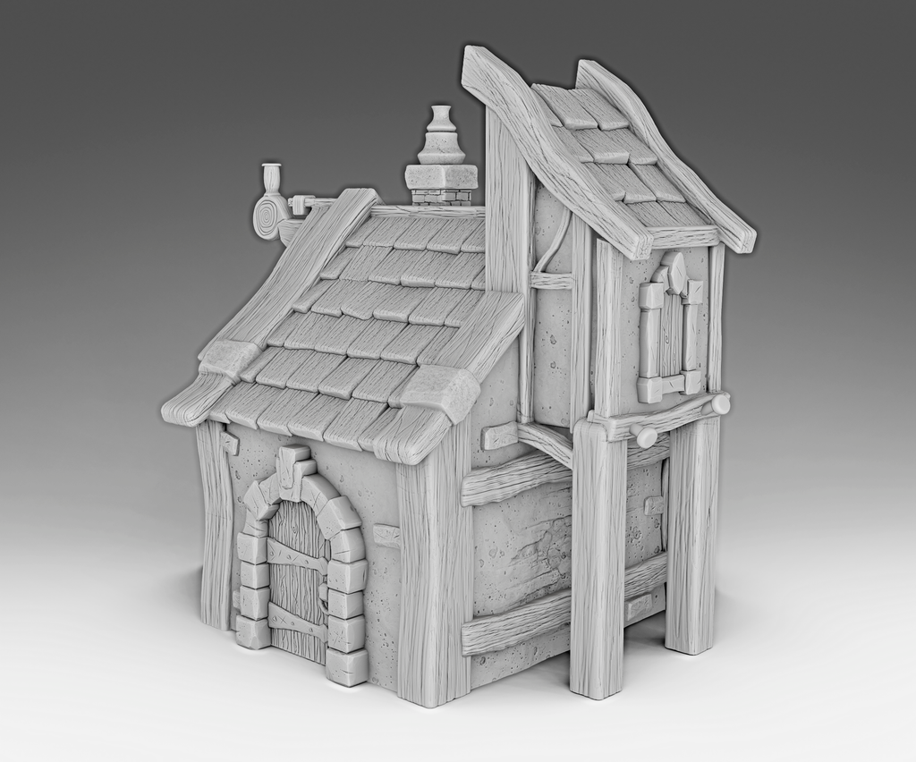 Medieval Architecture Set 1 STL's (Digital Files)