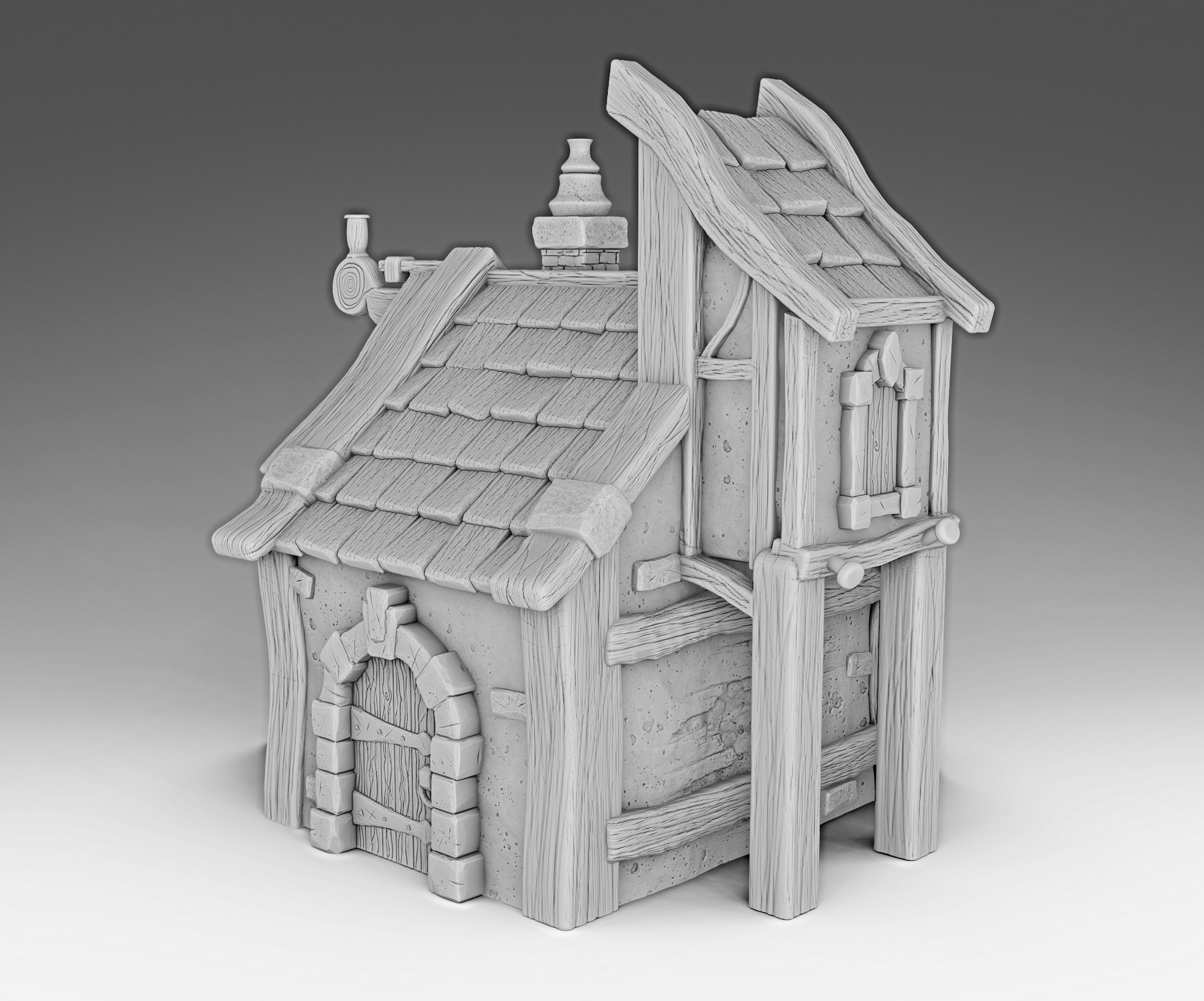 Medieval Architecture Set 1 STL's (Digital Files)