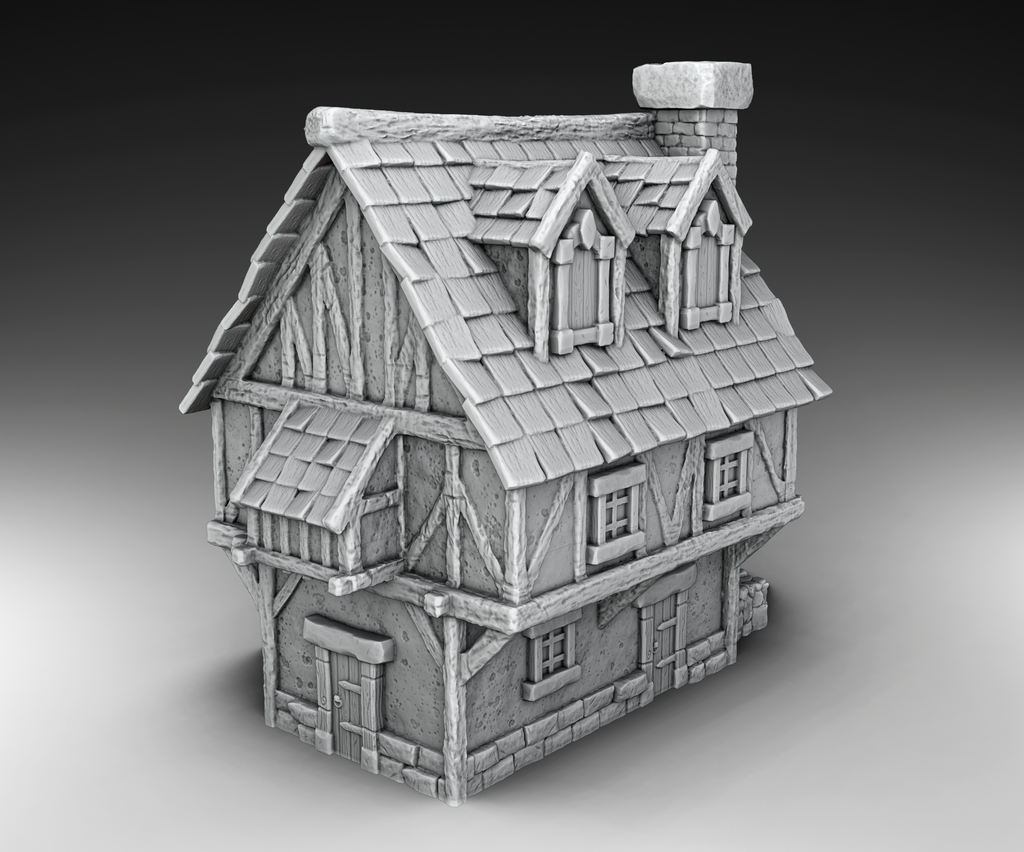 Medieval Architecture Set 1 STL's (Digital Files)