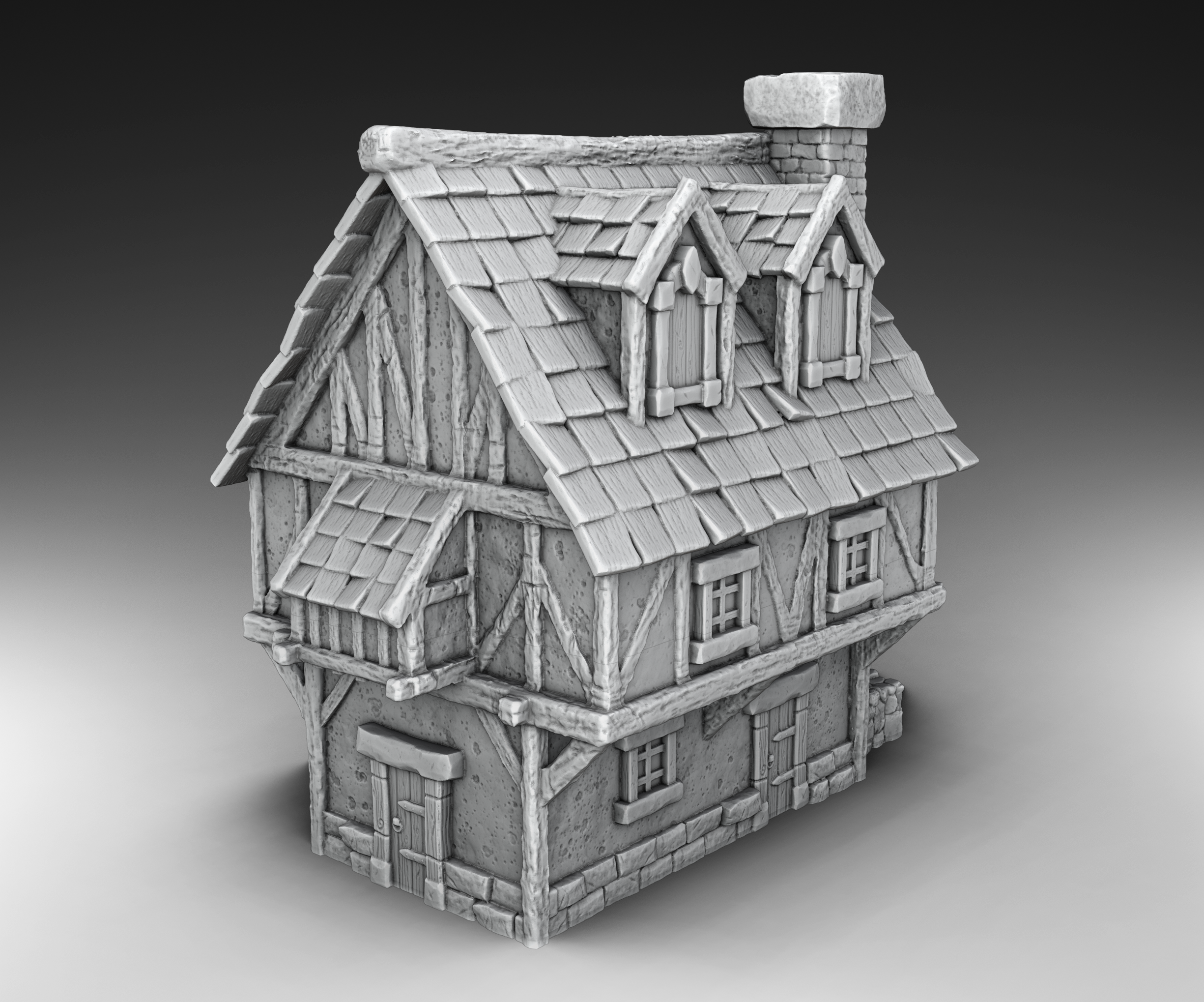 Medieval Architecture Set 1 STL's (Digital Files)