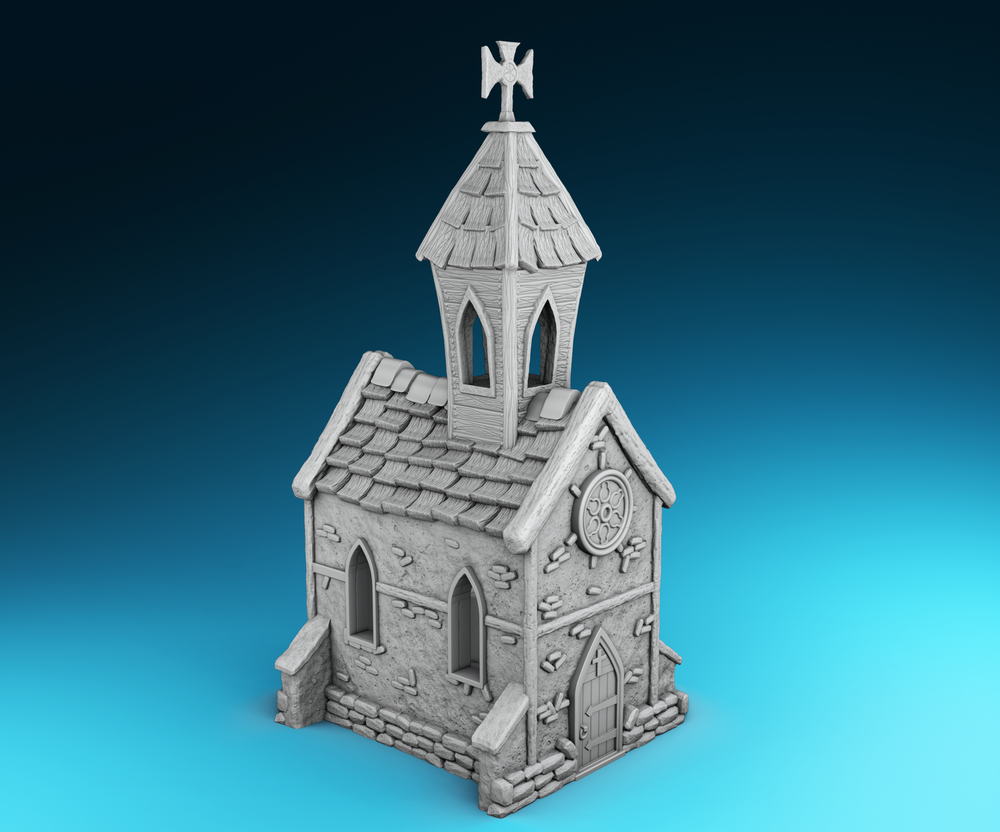Medieval Architecture Set Church - (Digital File)