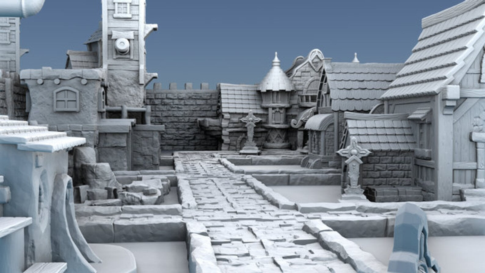 Medieval Architecture Set 1 STL's (Digital Files)