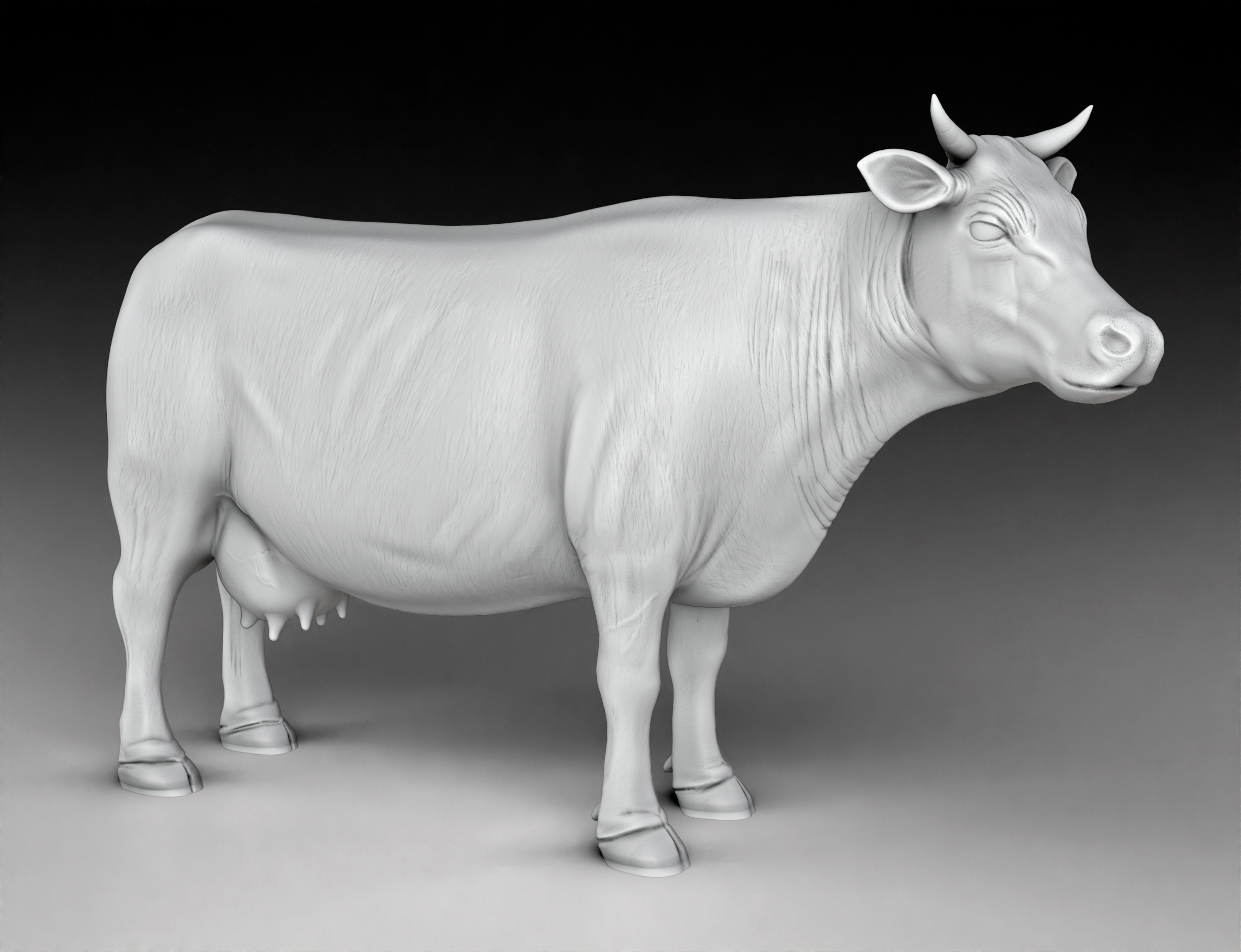 Farm Architecture, Animals - Cow (Digital File)