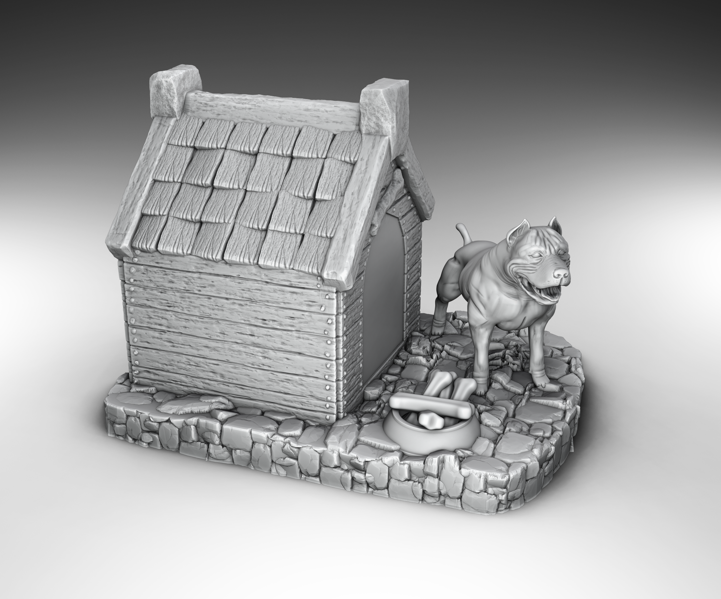 Dog Kennel - (Digital File)