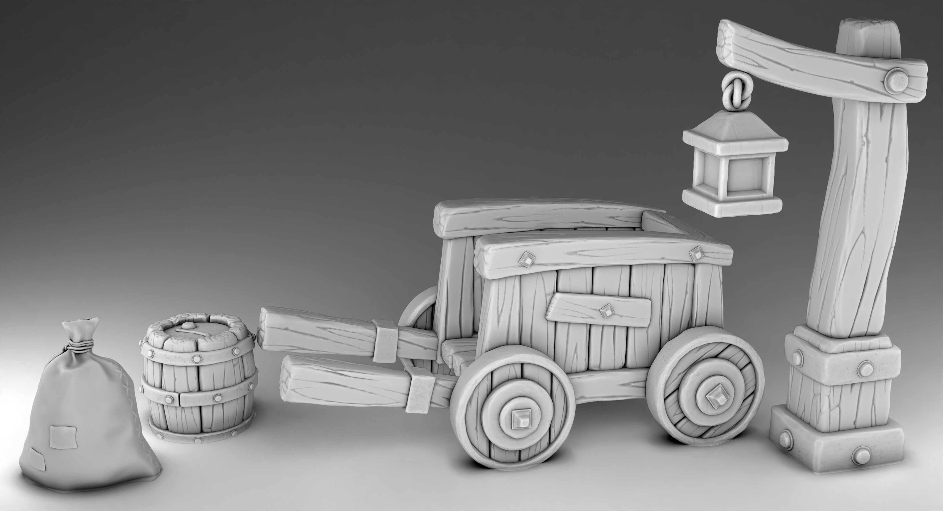 Farm Architecture - Farm Greebles (Digital File)