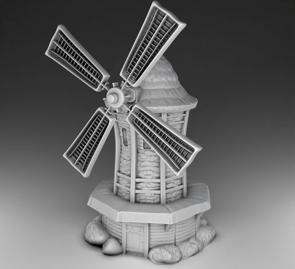 Farm Architecture - Flour Mill (Digital File)