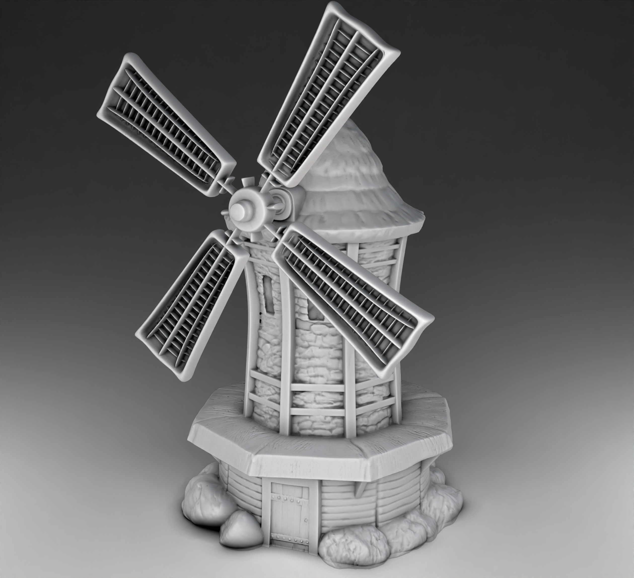 Farm Architecture - Flour Mill (Digital File)