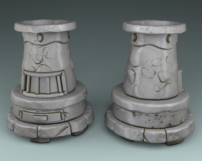 Stylized Magic World - Furnace For Melting Metal (Digital File)