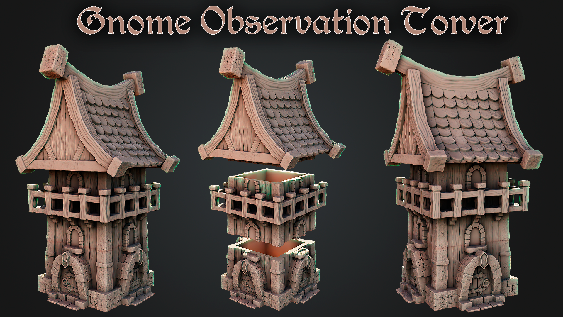 Architecture of the Dwarves - Gnome Observation Tower - (Digital File)