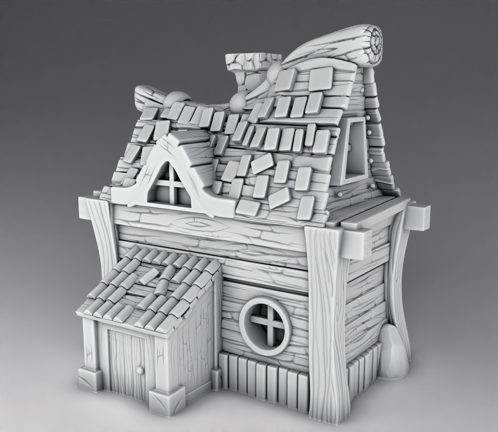 Farm Architecture - House 1 (Digital File)