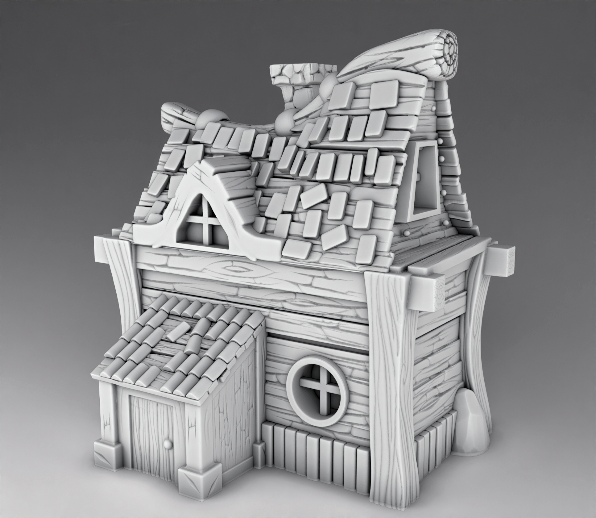 Farm Architecture - House 1 (Digital File)