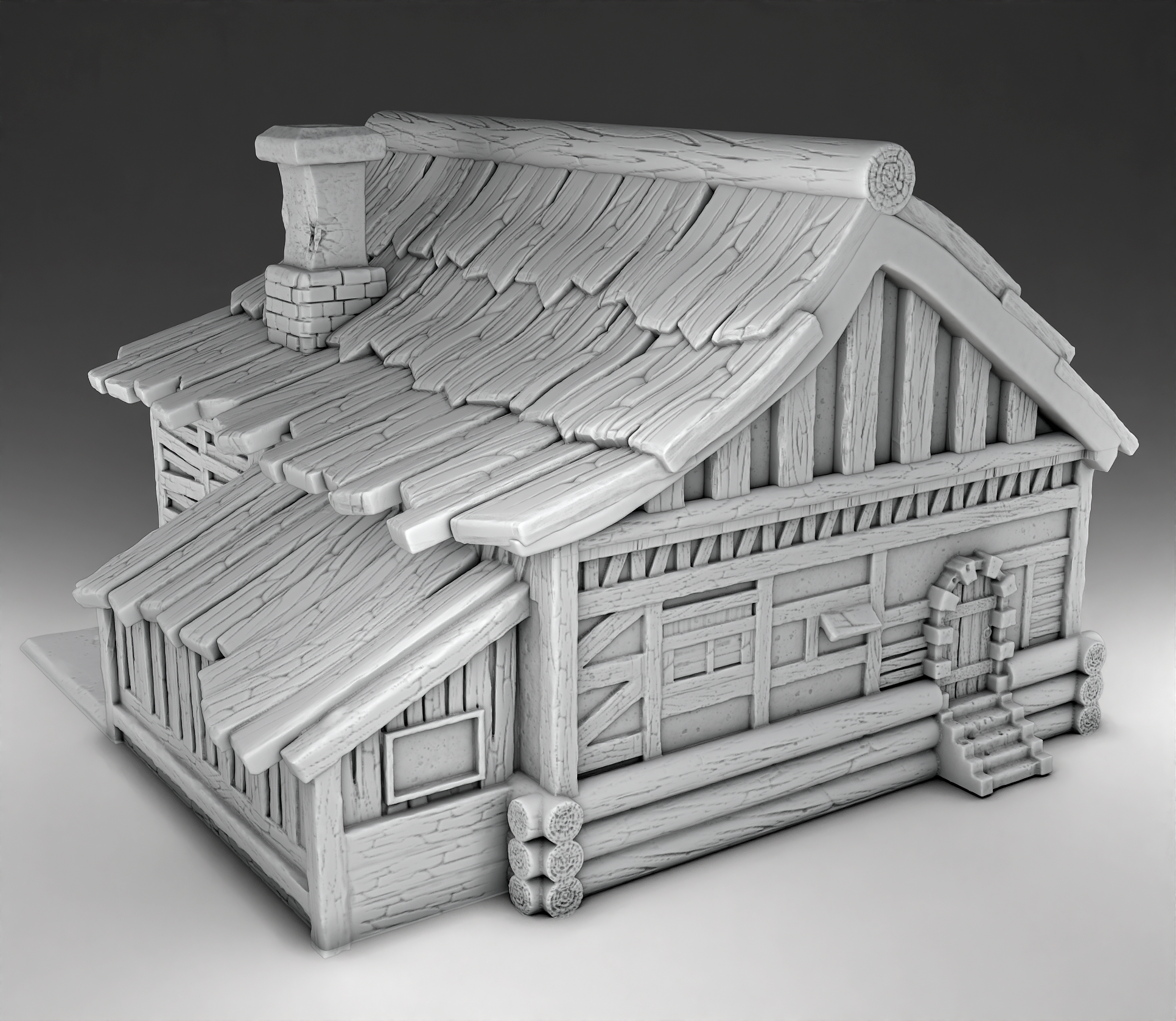 Farm Architecture - House 2 (Digital File)