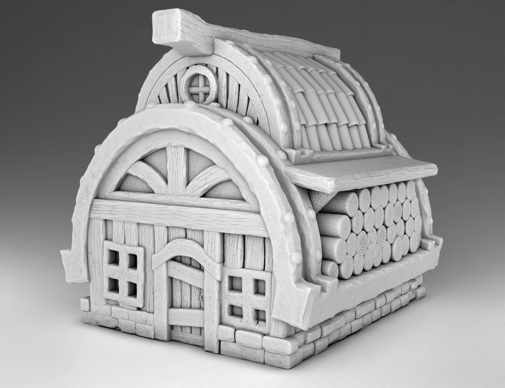 Farm Architecture - House 4 (Digital File)