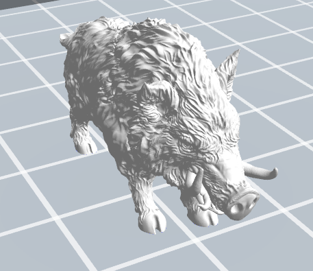 Farm Architecture, Animals - Boar (Digital File)