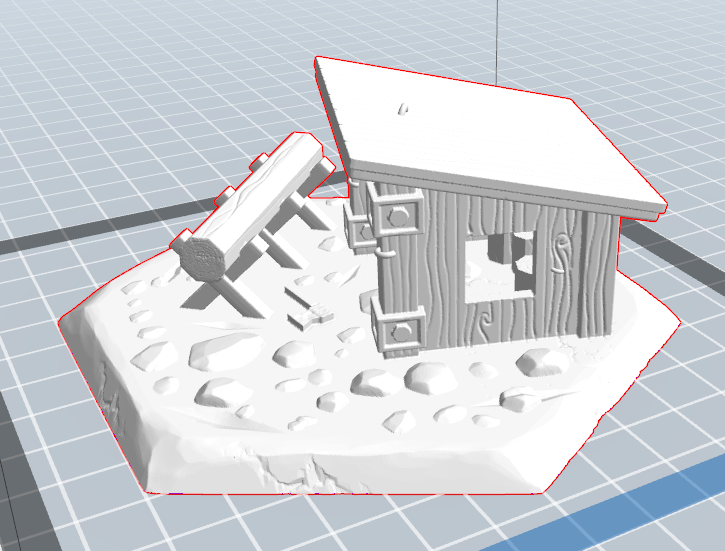 Stylized Magic World - Sawmill (Digital file)