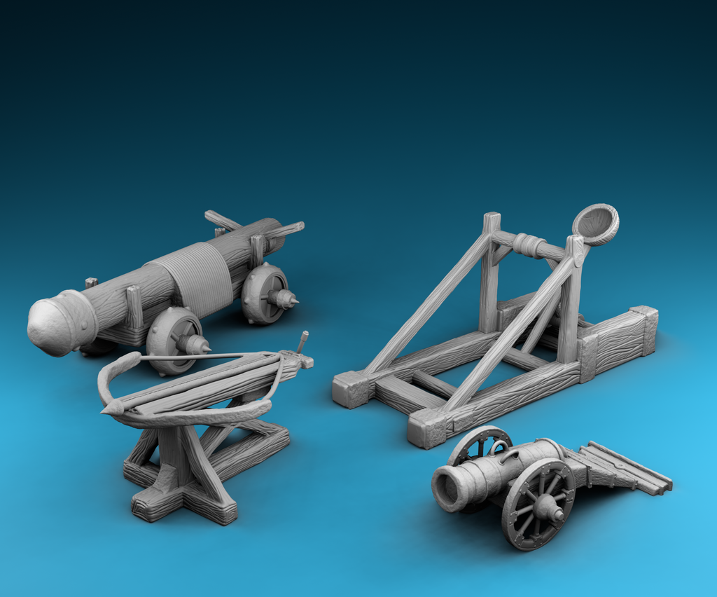 Medieval Architecture Set 1 STL's (Digital Files)