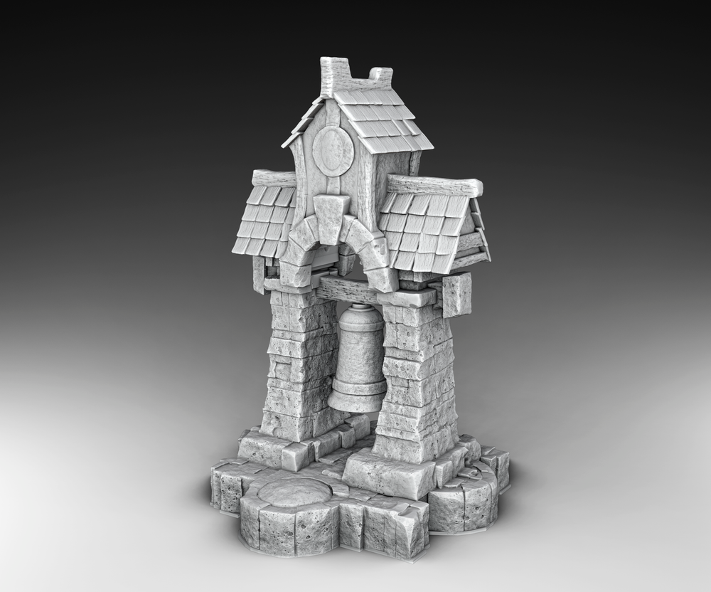 Medieval Architecture Set Town Bell - (Digital File)