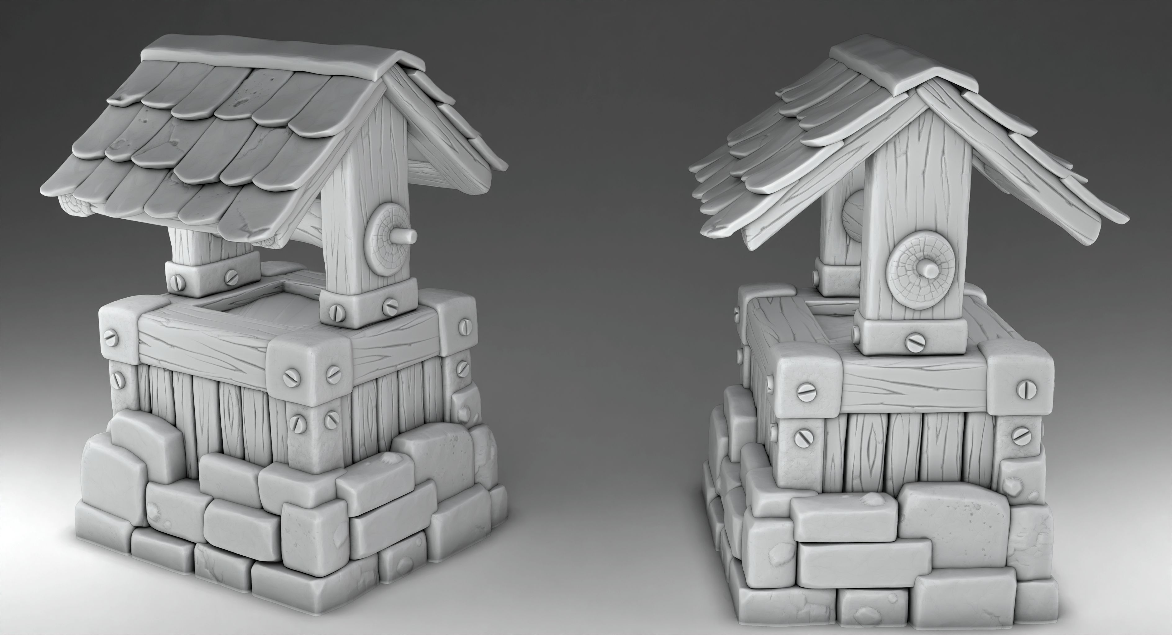 Farm Architecture - Well (Digital File)