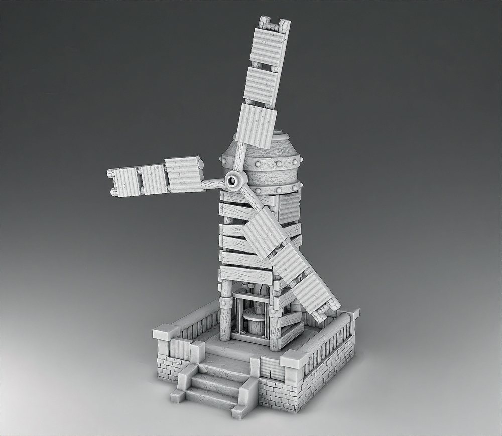 Farm Architecture - Windmill (Digital File)