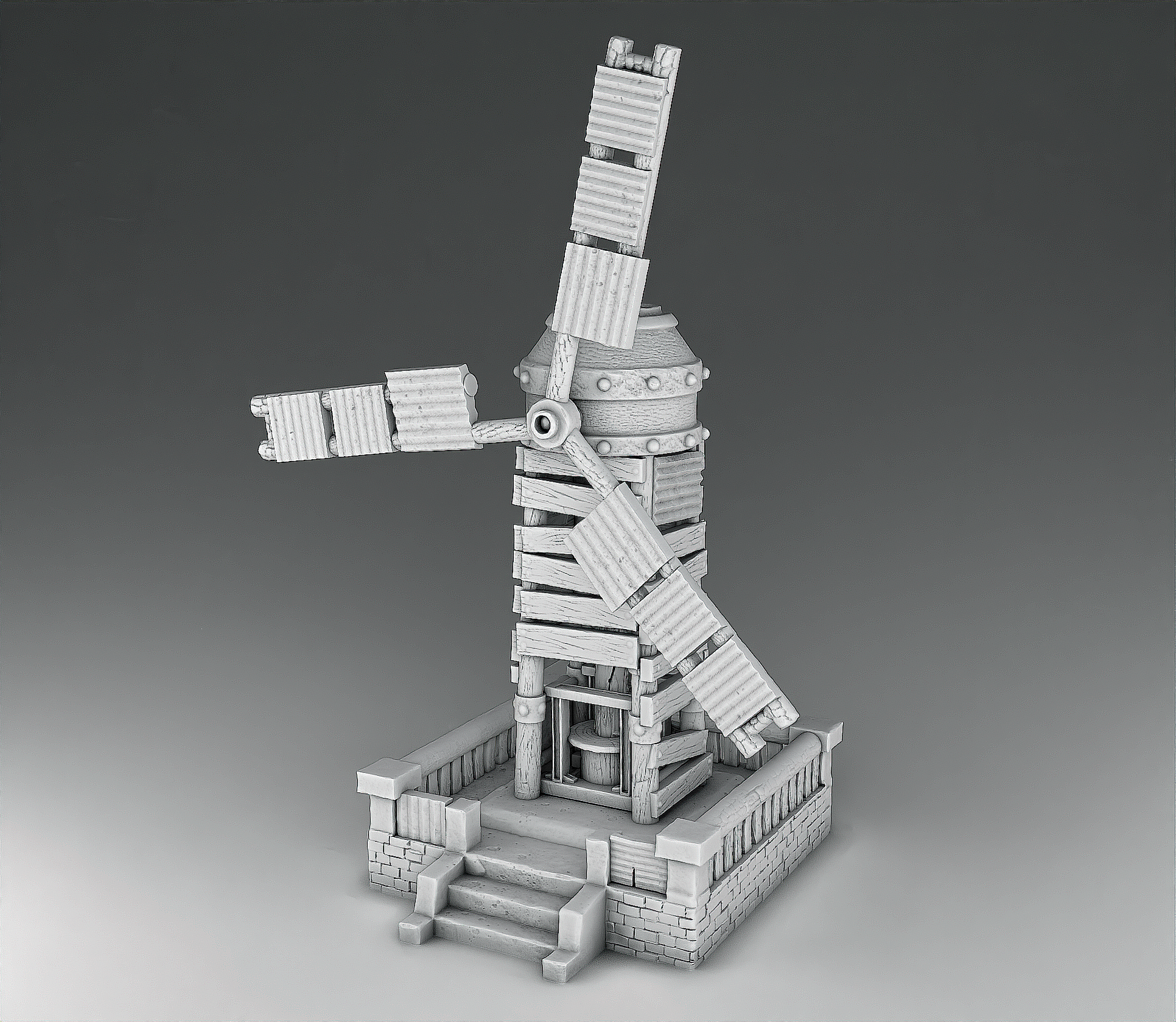 Farm Architecture - Windmill (Digital File)