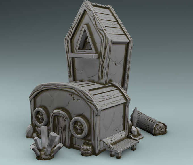 Stylized Magic World - House 2 (Digital file)