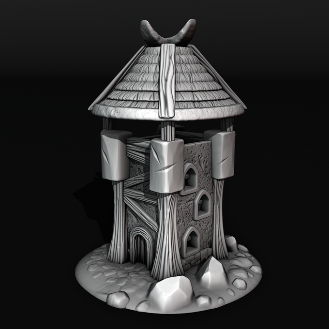Stylized Middle Ages Part 3 - Building 12 (Digital file)