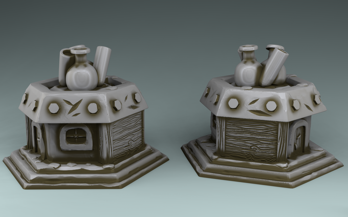 Stylized Magic World - Laboratory of Scientific Discoveries (Digital file)