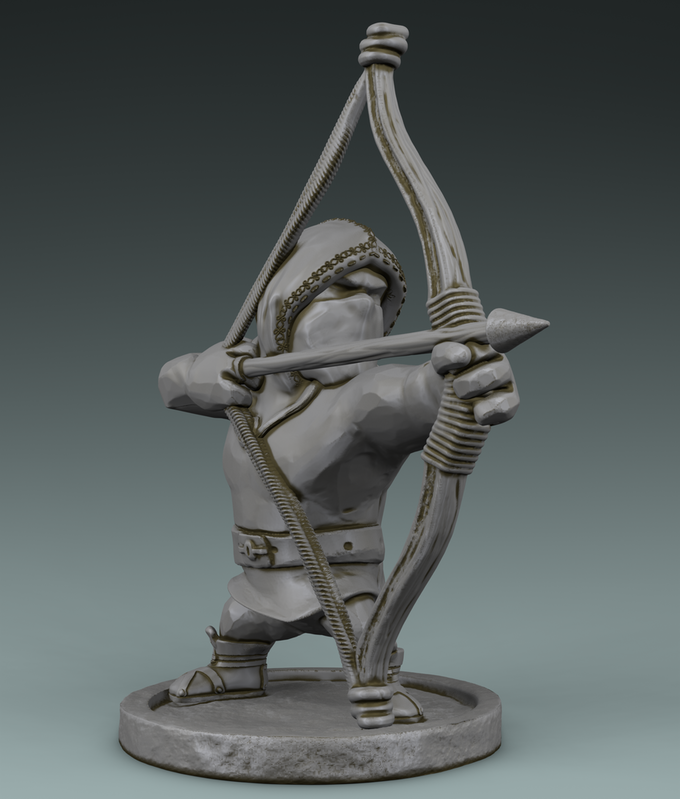 Stylized Magic World - Archer (Digital File)