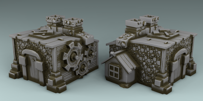 Stylized Magic World - City Hall (Digital File)