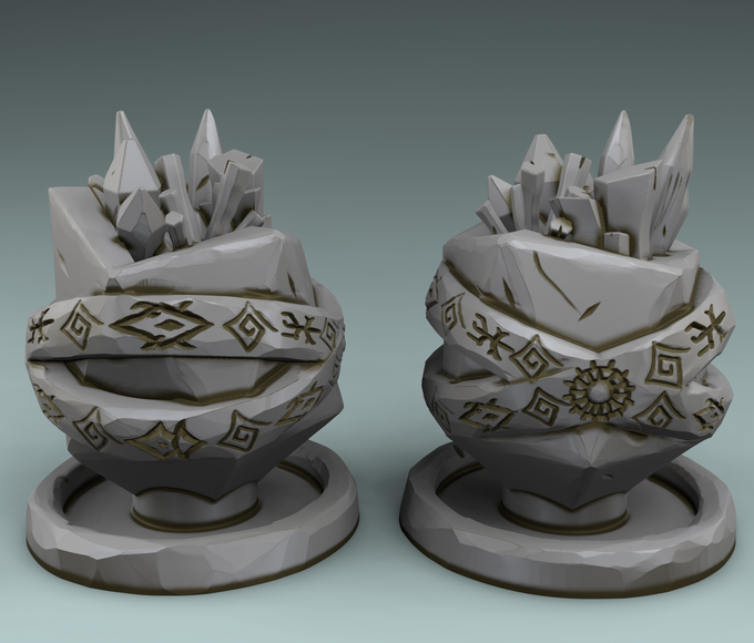 Stylized Magic World - Crystal Storage (Digital File)