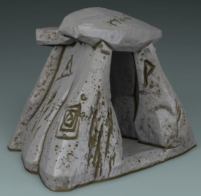 Stylized Magic World - Cave (Digital File)